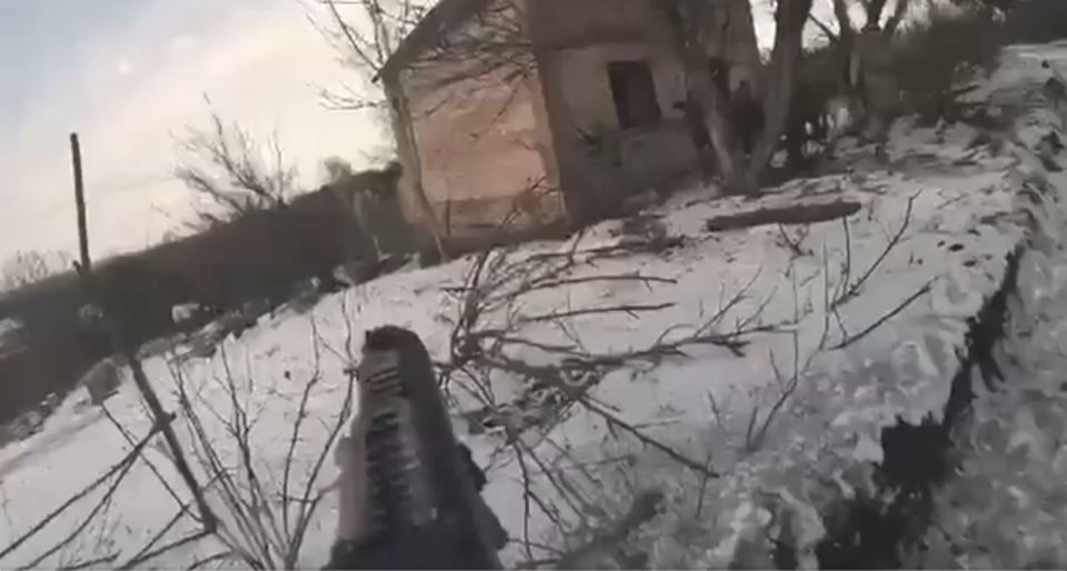 Ukrainian soldiers are defending house-to-house