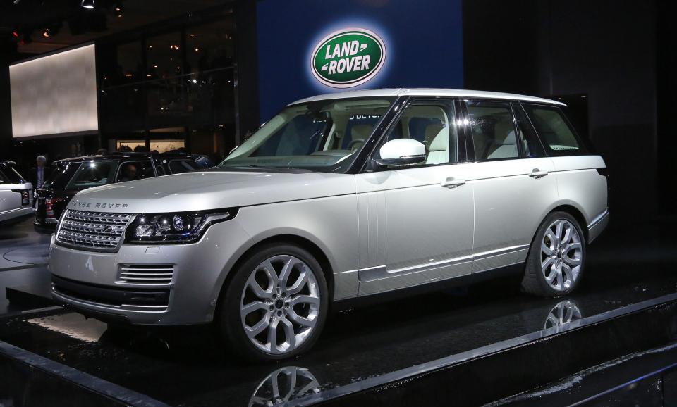 The star enjoys the height and comfort of a Range Rover Vogue