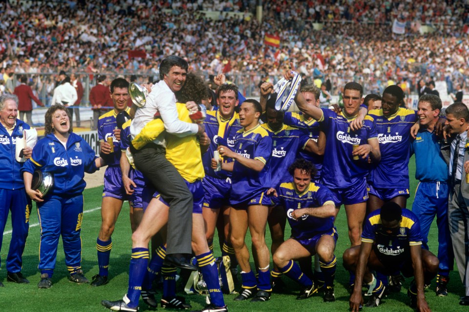 The 'crazy gang' of Wimbledon got the Motto treatment as they beat the stars of Liverpool in the 1988 FA Cup final