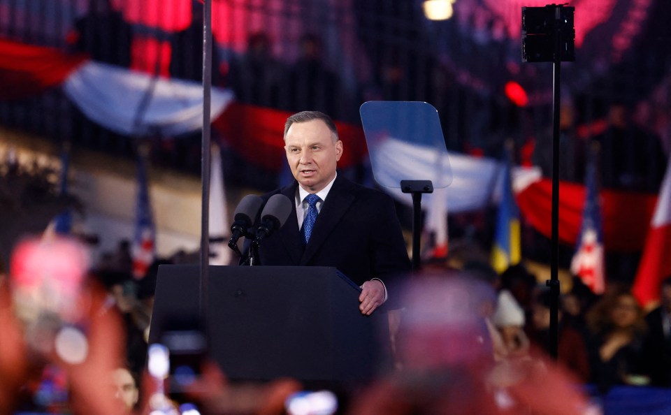 Polish president Andrzej Duda praised Ukrainian heroes for resisting Russia