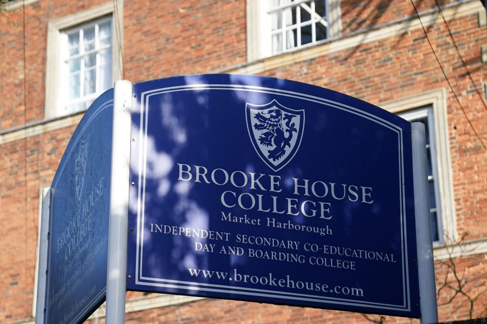 Brooke House College in Market Harborough provided a scholarship for football to him