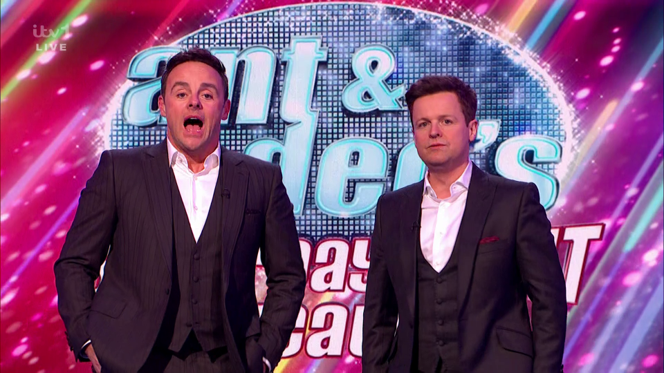 His return to TV was revealed by Ant and Dec on Saturday Night Takeaway