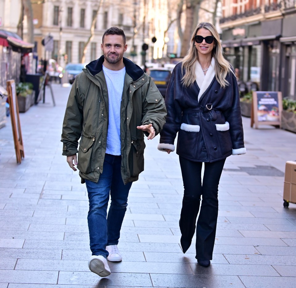 Vogue with her husband Spencer Matthews