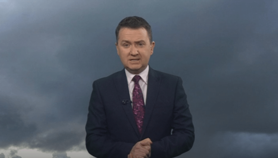 Matt Taylor presented todays weather and reported on the high winds in parts of the country