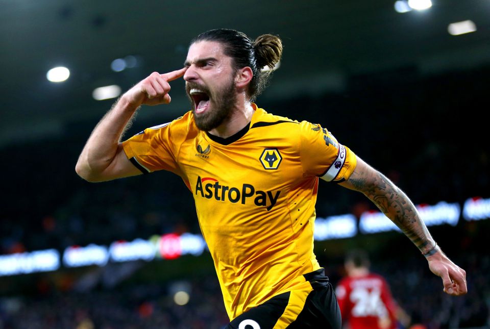 Ruben Neves netted Wolves' third goal against Liverpool