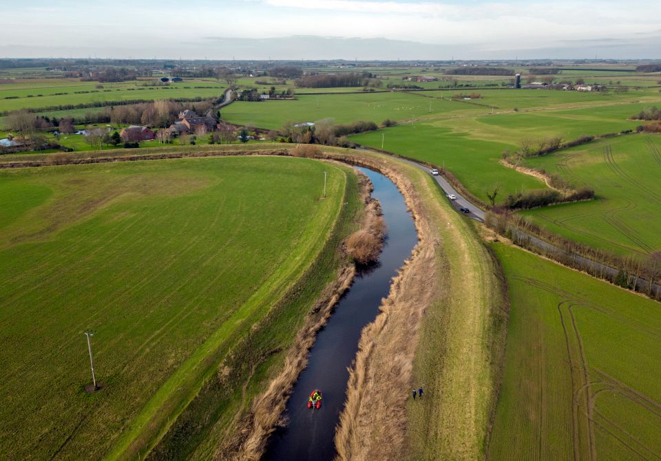 Police have been searching the Lancashire river and surrounding areas ever since