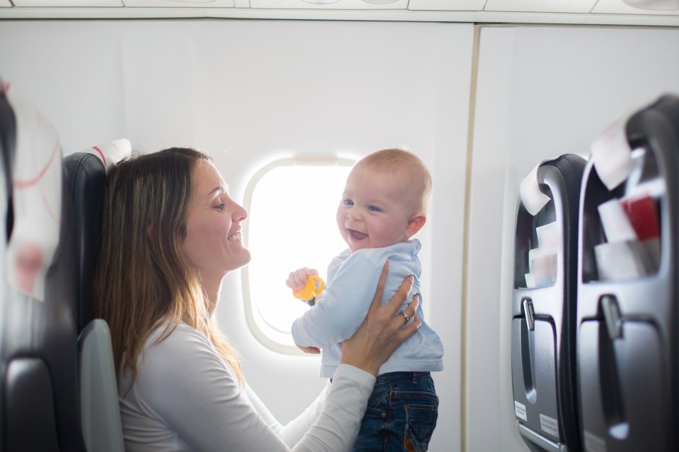 Here are the airline rules for travelling with children