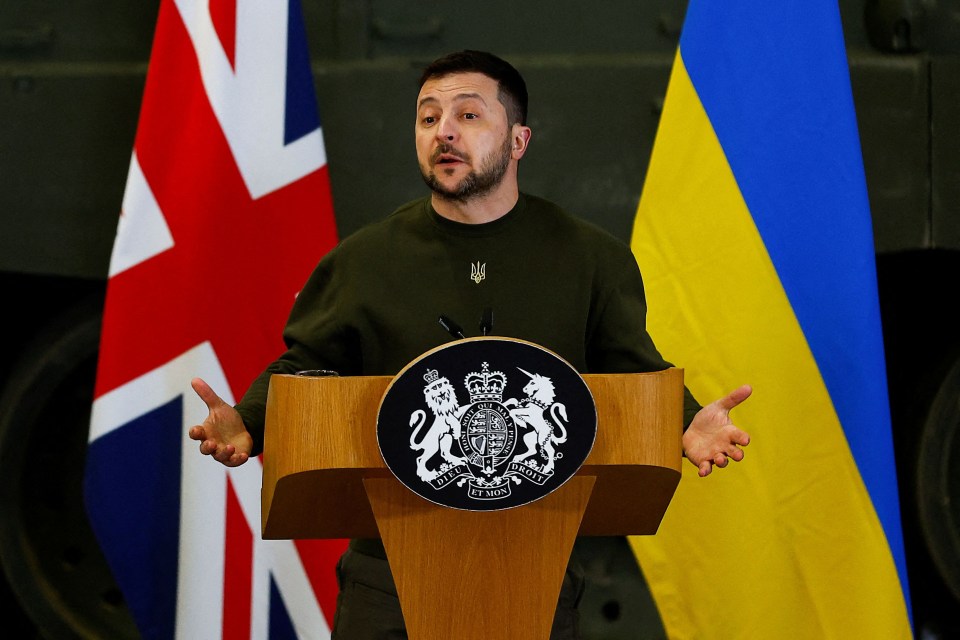 Ukraine’s President Volodymyr Zelensky has been compared to Winston Churchill