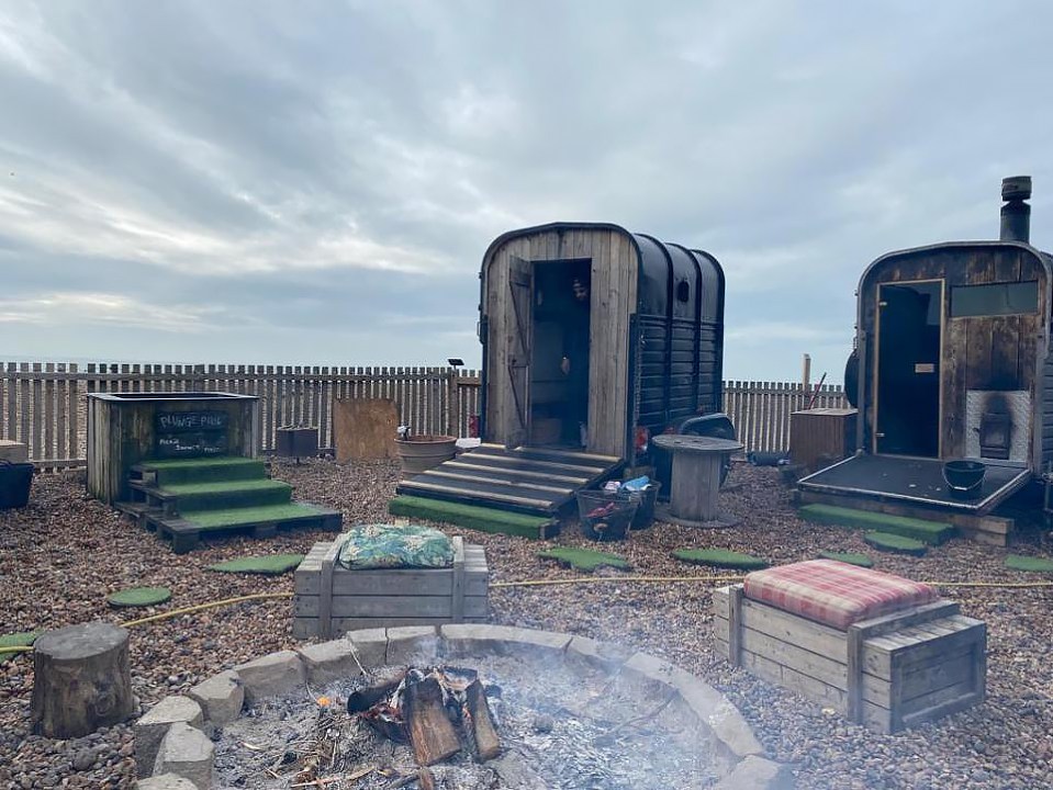 The incident took place at Beach Box Sauna in Brighton