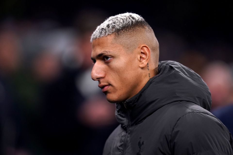 Richarlison looks set to be left out again against Nottingham Forest