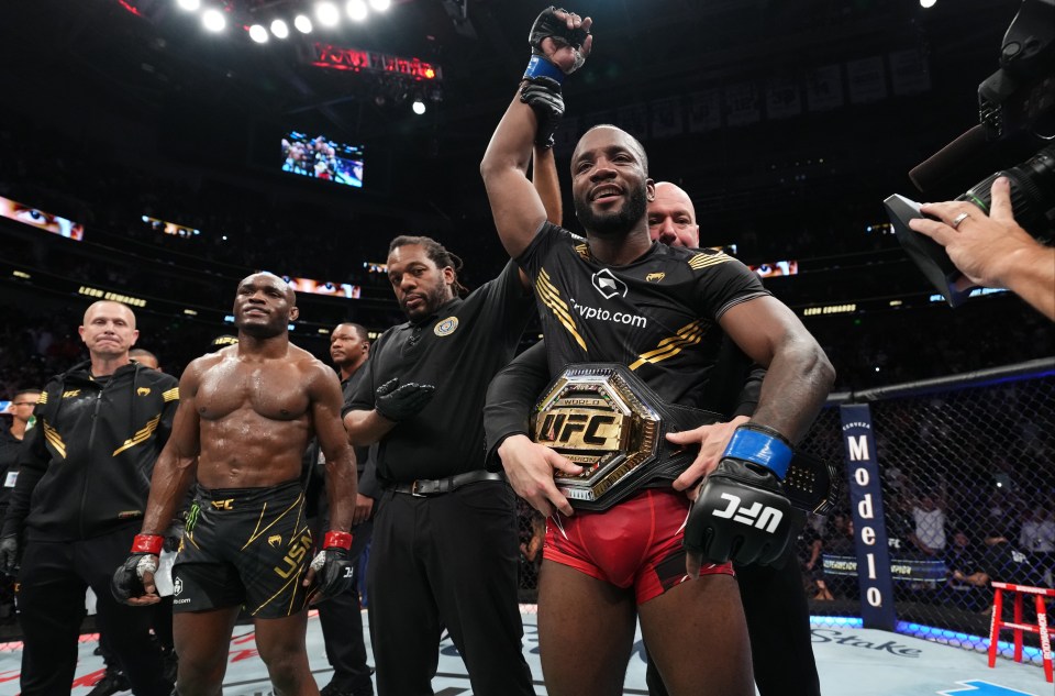 Leon Edwards became Britain's second UFC champion with a stunning win over Kamaru Usman