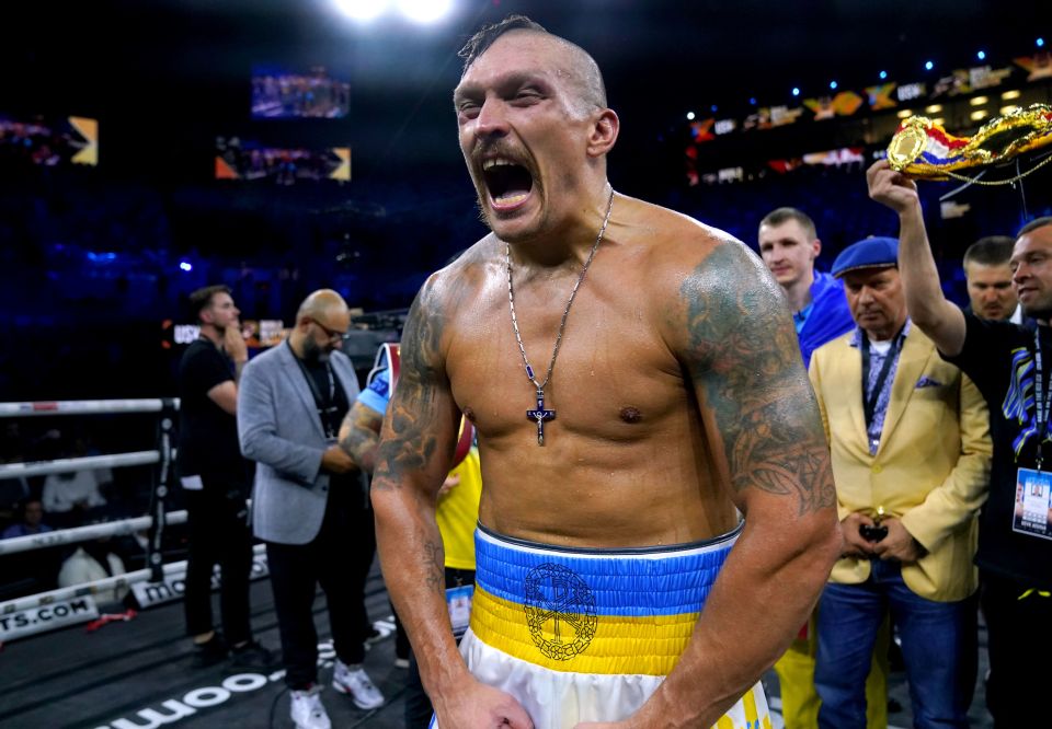 Usyk has not fought since beating Anthony Joshua in August