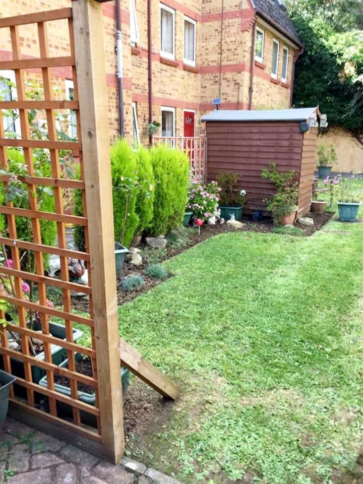 The shed was torn down with lump hammers as Gillian watched in horror