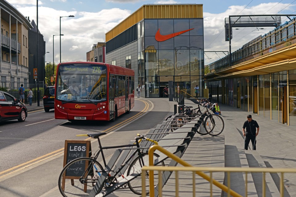 How Hackney Walk looked when it first opened