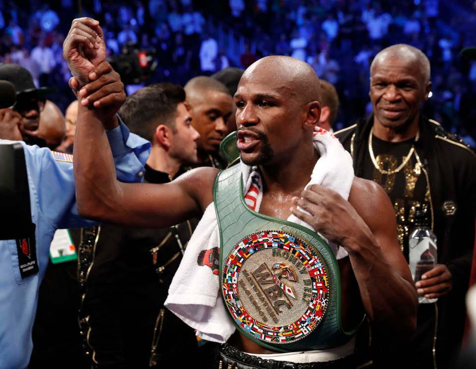 Floyd Mayweather came in as the highest-paid fighter