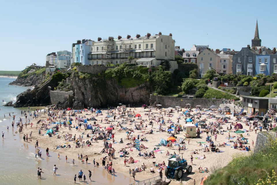 One of Britain’s best beaches is overlooked by rat-infested cliffs