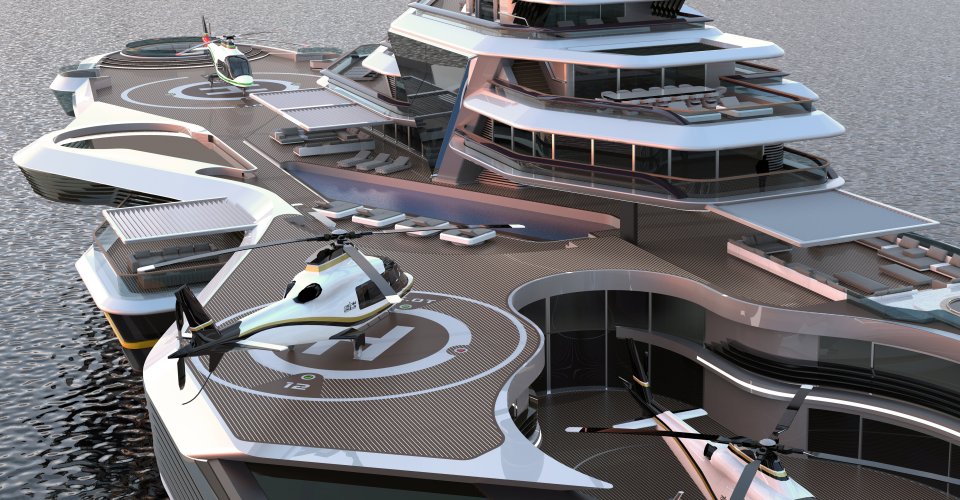 It would boast two heliports and a hangar for sheltering the presidential helicopter