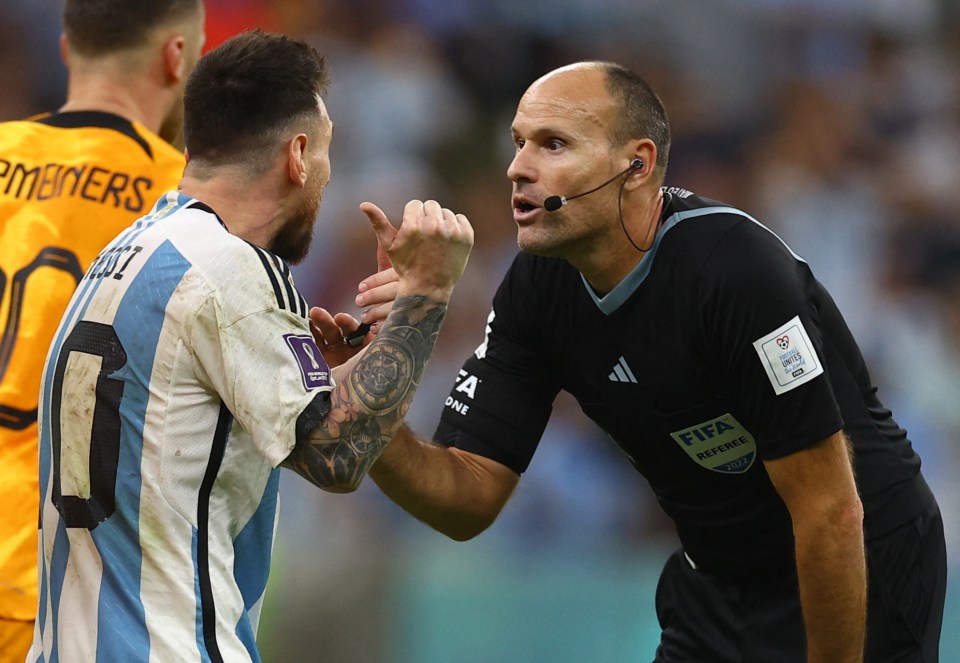 Mateu Lahoz will referee the Saudi title clash but isn’t popular among top stars like Lionel Messi