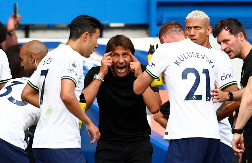 Conte ranted at Tottenham’s ‘selfish’ players, blaming them for a culture of failure