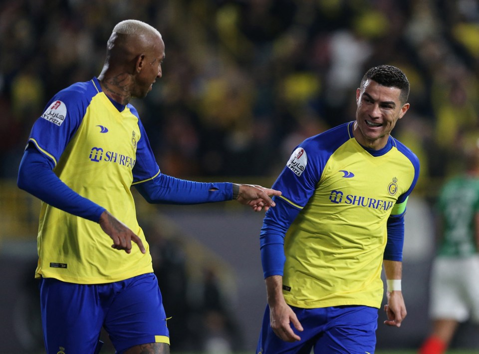 Cristiano Ronaldo let his pal Talisca take Al-Nassr's late spot kick