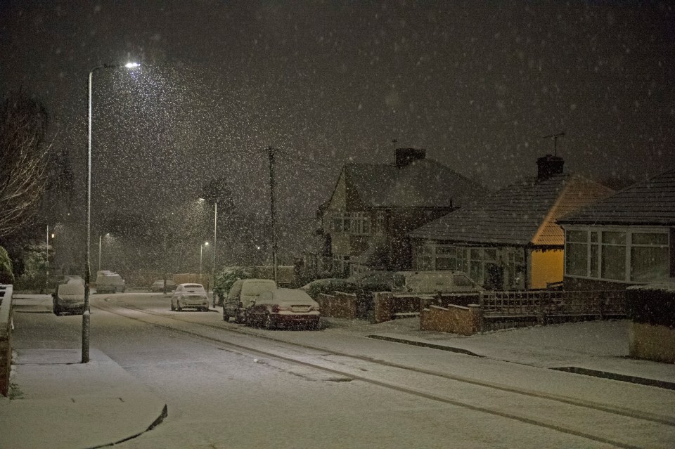 A blanket of the white stuff in Bromley, south east London