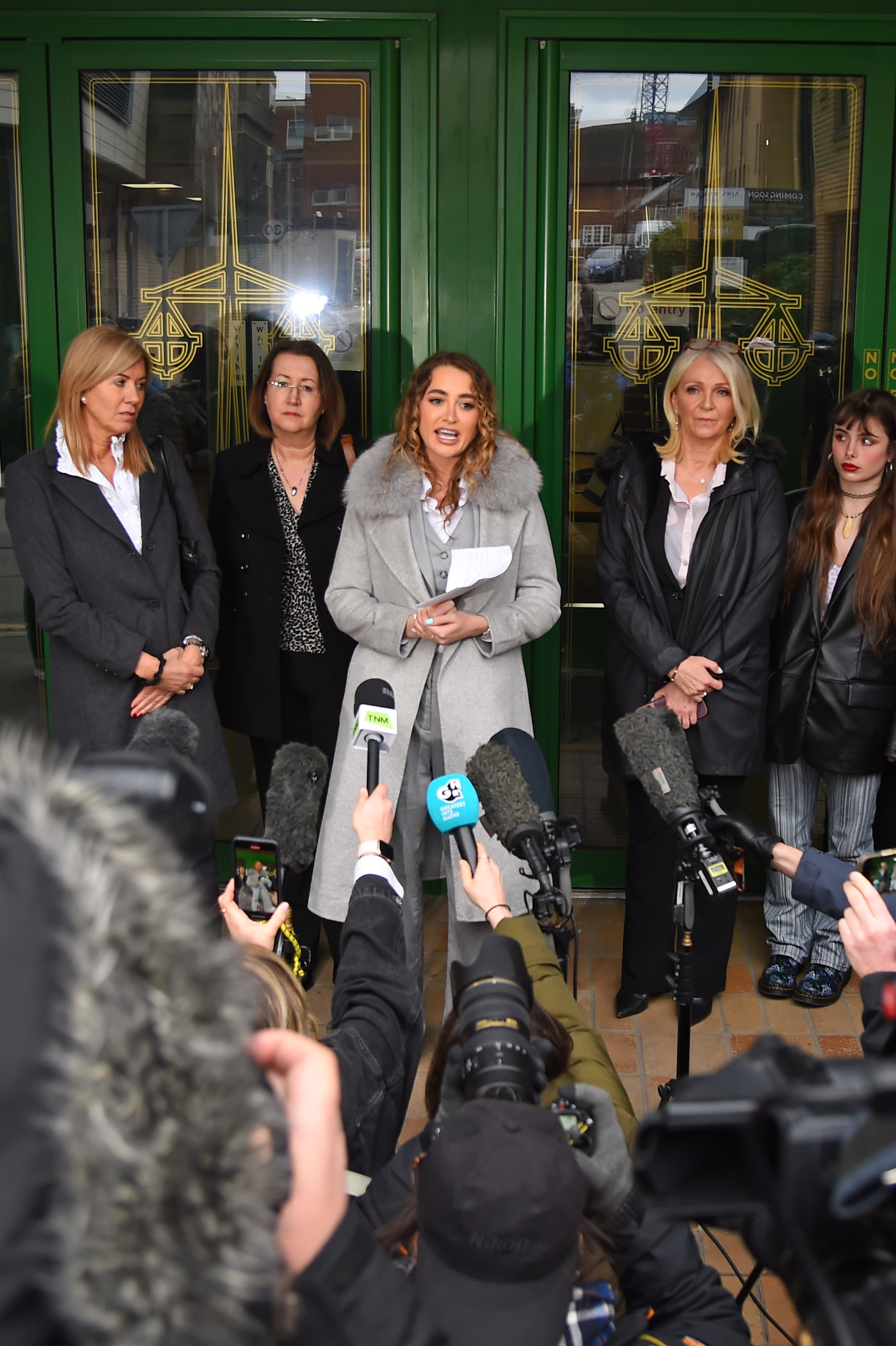 Georgia will speak about her ordeal in a documentary for ITV. Pictured here making a statement to the press outside Chelmsford Magistrates Court