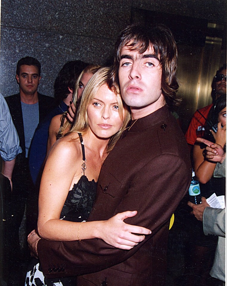 Liam pictured with Patsy at the 1996 MTV Video Music Awards in New York