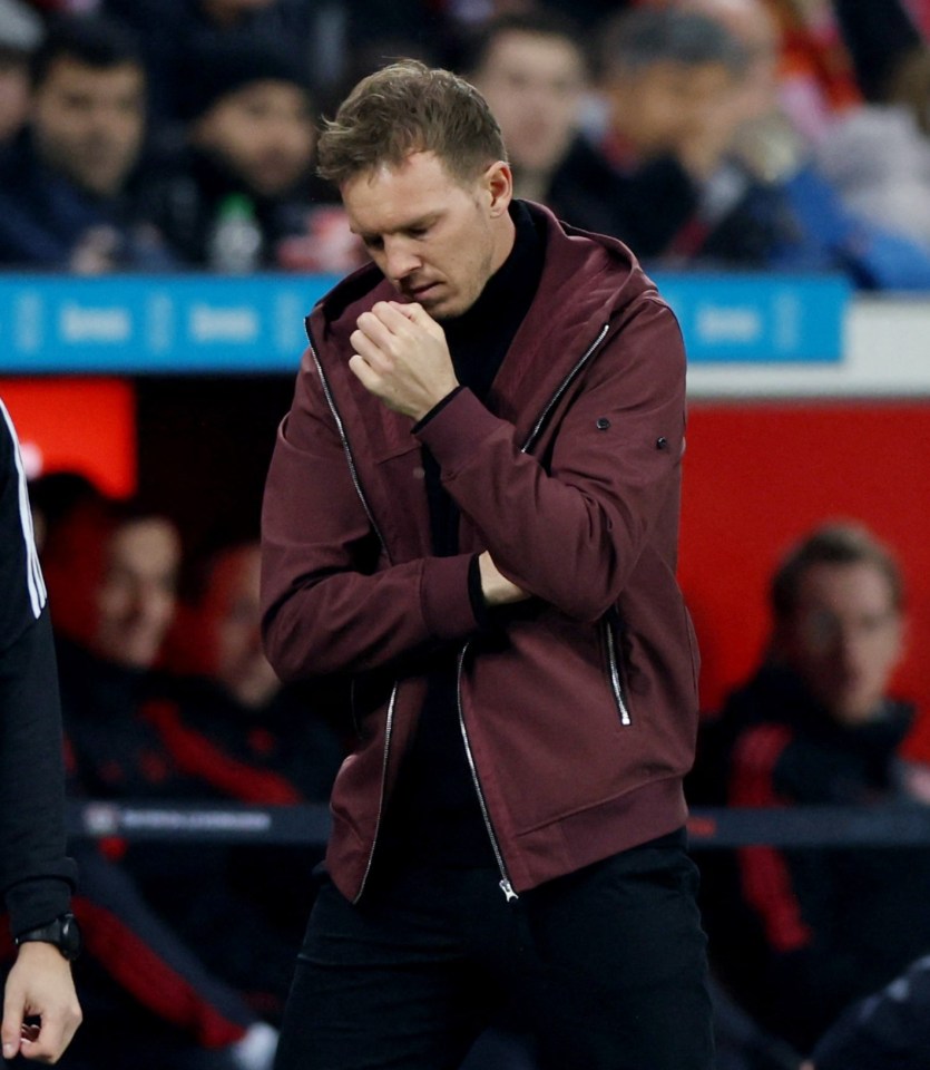 Julian Nagelsmann has been sacked as Bayern boss