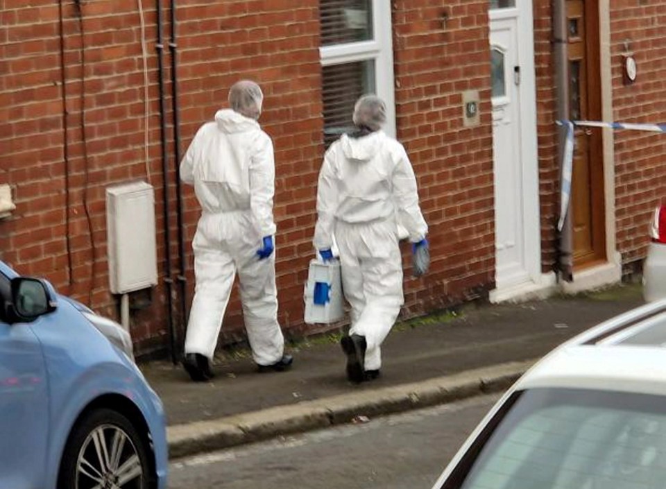 Police activity at the scene in Horden, County Durham