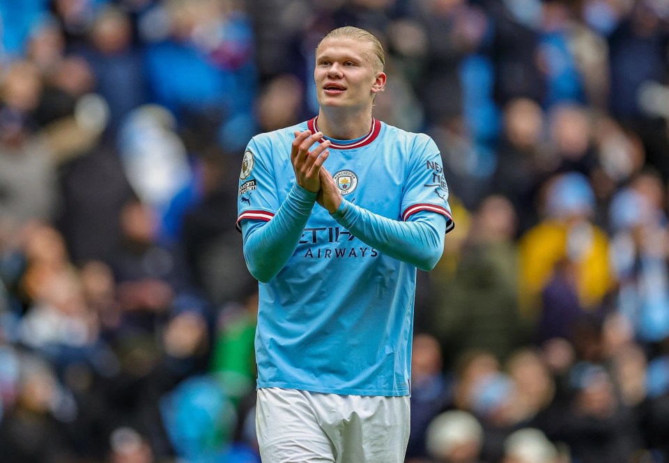 Erling Haaland has scored 27 goals in 25 games for Man City