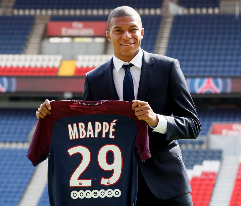 Kylian Mbappe decided to join PSG from Monaco in 2017