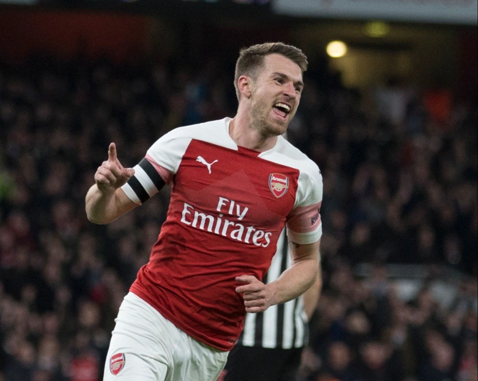 Aaron Ramsey scored 64 goals for Arsenal