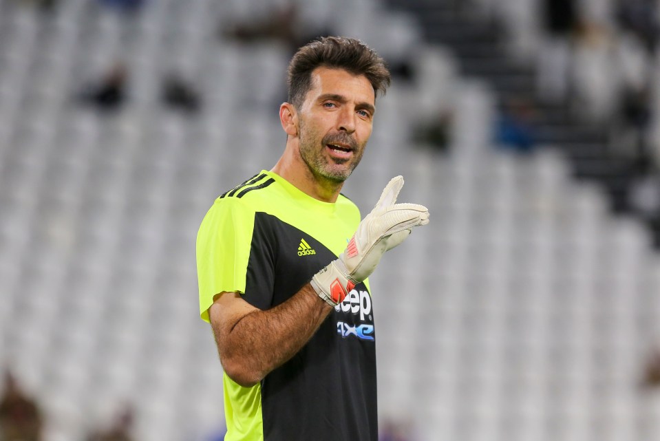 Iconic keeper Buffon made his first senior appearance back in 1995