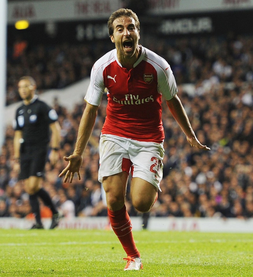 Flamini starred for Arsenal from 2004-2008