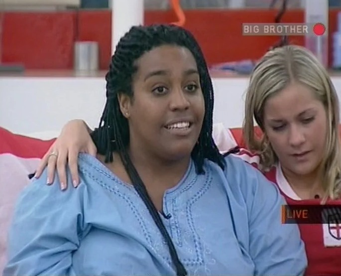 Alison with 2002 Big Brother winner Kate Lawler