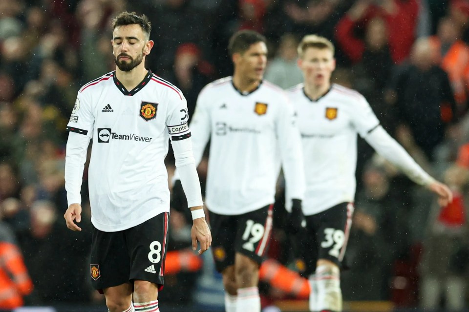 The Red Devils were humiliated at Anfield