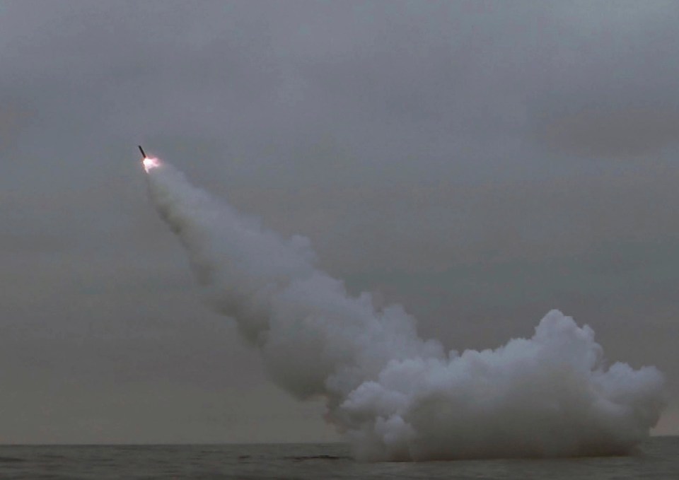 North Korea fired two cruise missiles from a submarine off its east coast