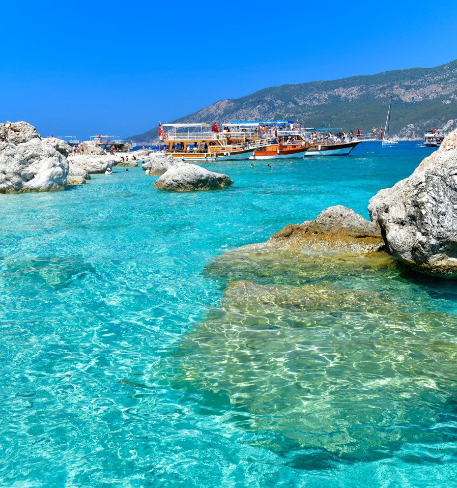 Suluada is a Mediterranean island of Turkey and it is surrounded by crystal clear waters with white sand