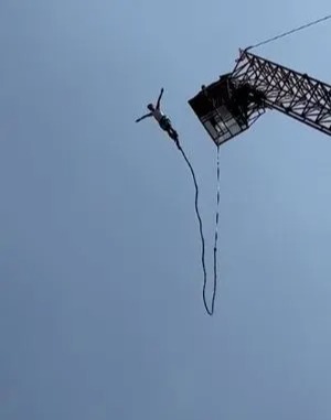 The Hong Kong tourist was bungee jumping in Thailand