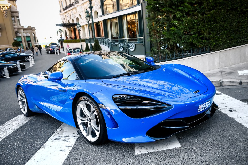 Lando drives a powerful McLaren 720S, with a £248,800 price tag