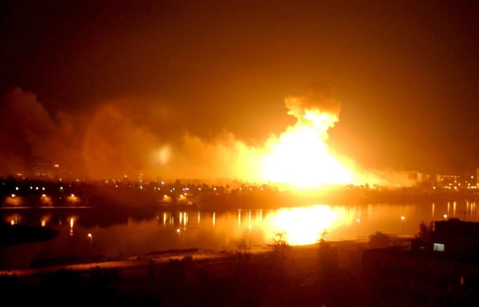 The bombing of Baghdad during Operation Shock and Awe