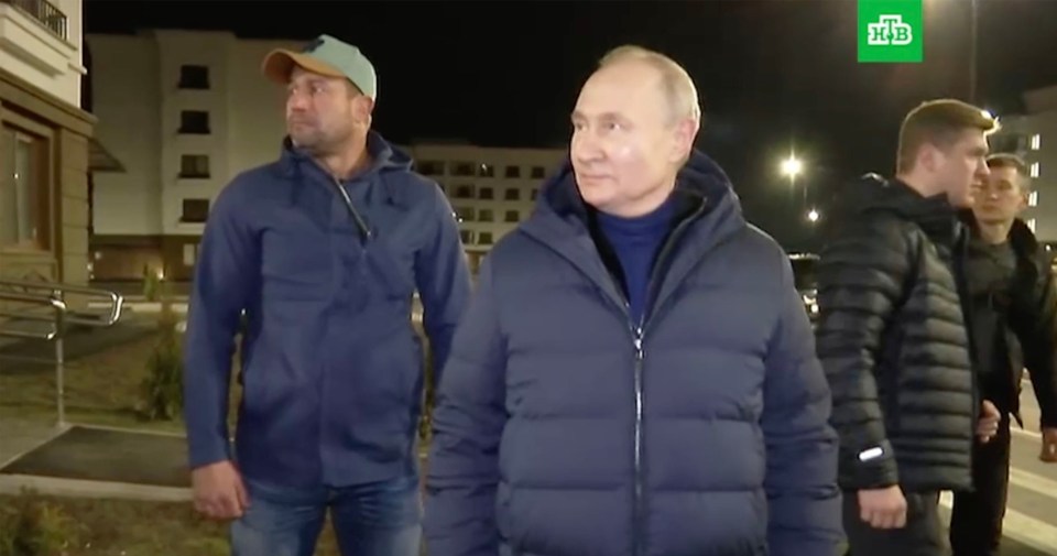 It has been claimed that Putin sent a body double on his recent trip to Mariupol