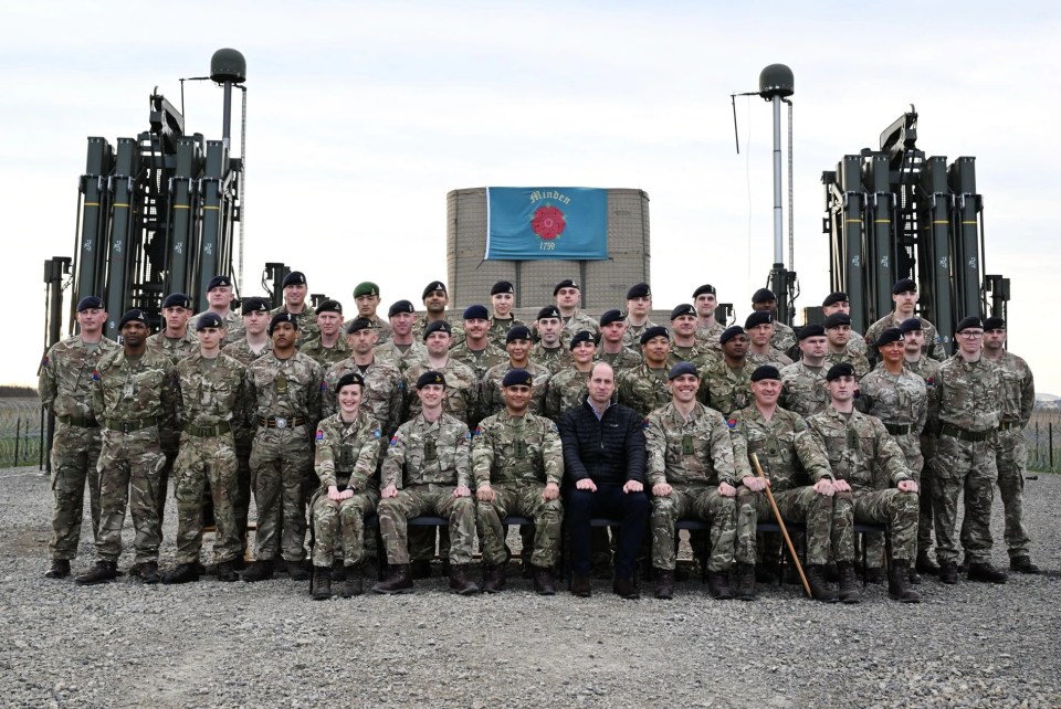 The Prince of Wales thanked the brave soldiers for their efforts against Putin