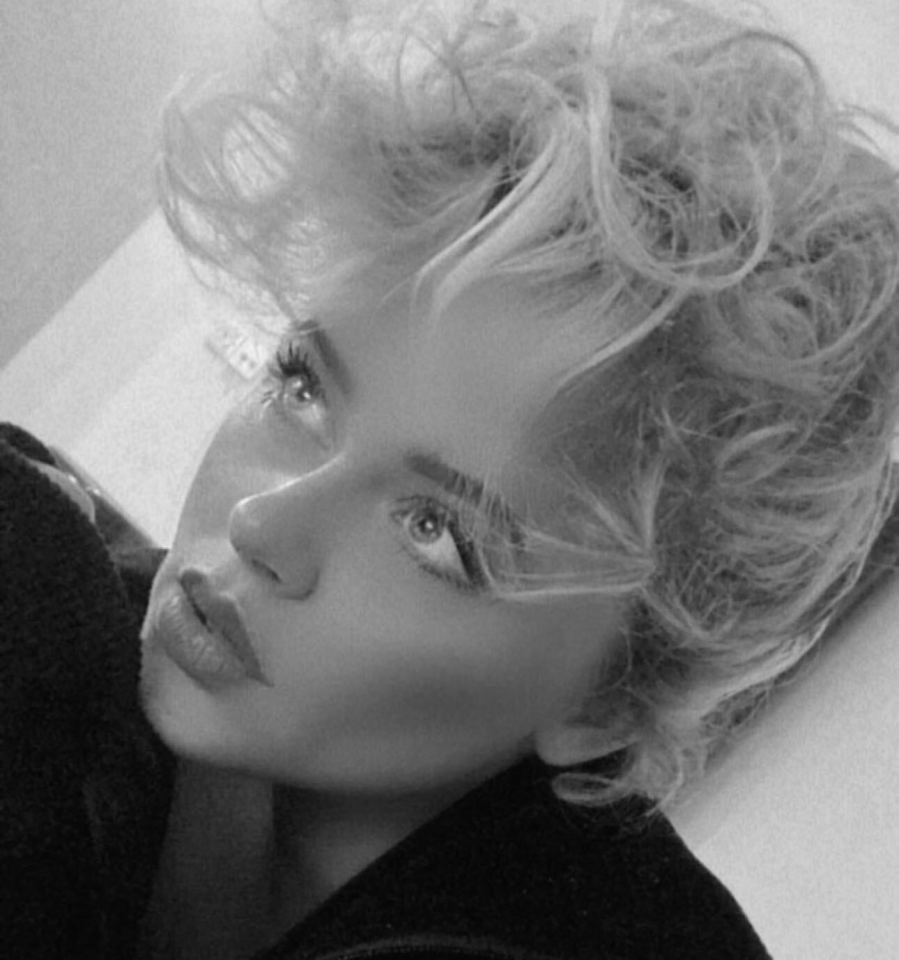 The actress channelled movie icon Marilyn Monroe