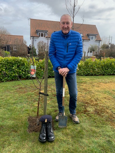 Terry Butcher has joined the effort to plant trees for the Queen