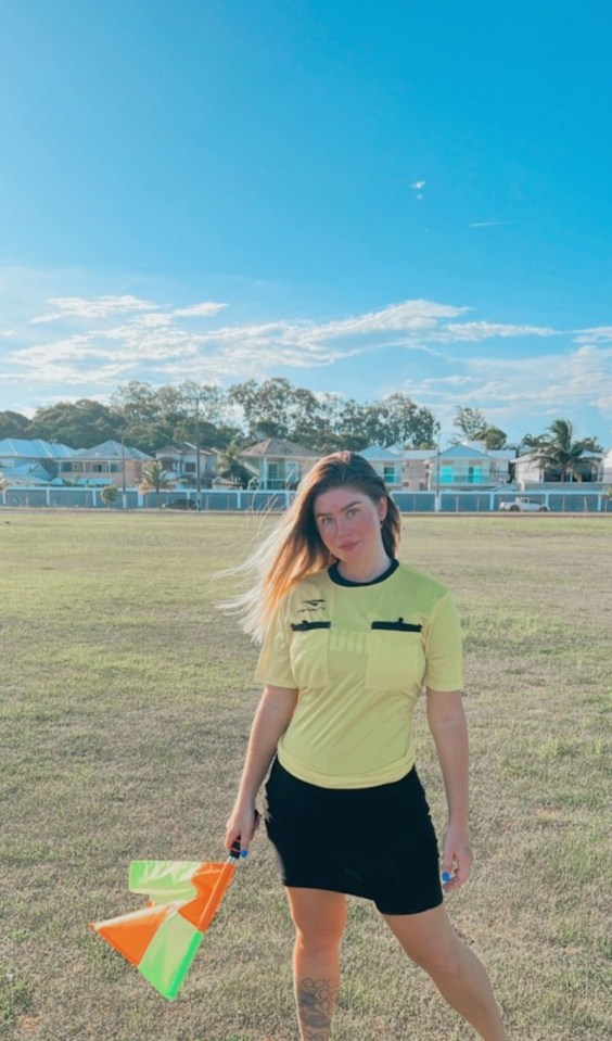 Her dream is to officiate at a World Cup