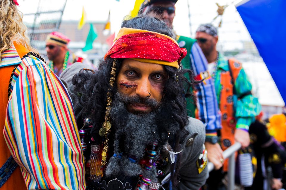 The city celebrates a mythical pirate who sailed the Florida waters with parades and festivals