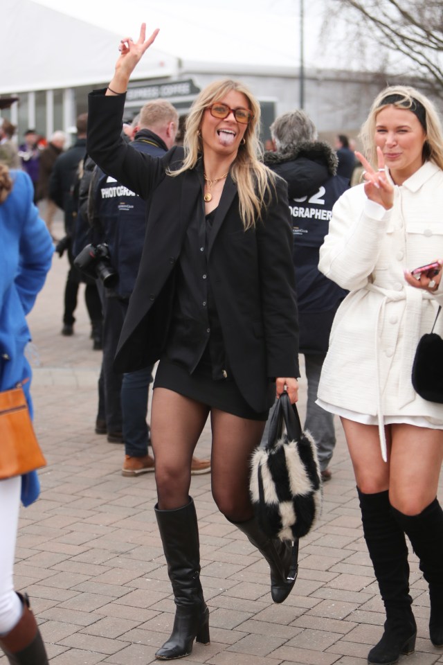 Revellers arrived in high spirits for day two of racing