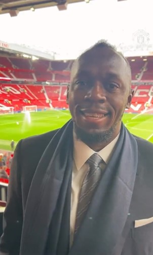 Usain Bolt correctly predicted the Manchester United vs Fulham score before the game