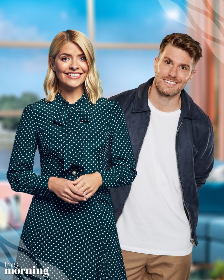 Holly was joined by Joel Dommett last week before she went on Easter break